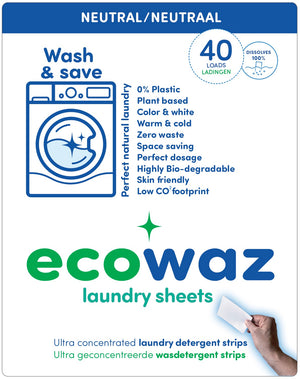 Ecowaz Laundry Strips (36 loads) - Neutral