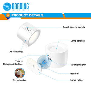 Wireless Wall Lamp, white + remote control