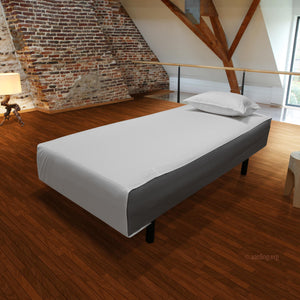 Vlak Aardingslaken met instopstroken 'Half Sheet', 1 of 2 prs. 90 x 200cm (+2 x 55cm), incl. kabel 5 m en adapter