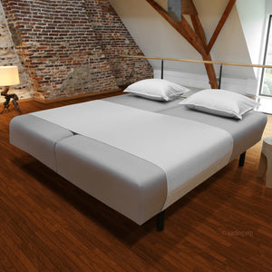 Vlak Aardingslaken met instopstroken 'Half Sheet', 1 of 2 prs. 90 x 200cm (+2 x 55cm), incl. kabel 5 m en adapter