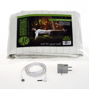 Grounding Fitted Sheet, double, (incl. cable 5m and adapter)