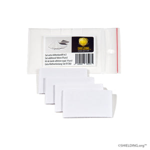 Set extra klittenbandsluitingen voor Stralingsschild (4 stuks)