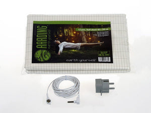 Grounding Half Sheet 1 or 2 prs. 90 x 310cm (36" x 122") (incl. cable 5 m and adapter) - Aarding