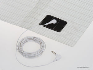 Grounding Half Sheet 1 or 2 prs. 90 x 310cm (36" x 122") (incl. cable 5 m and adapter) - Aarding