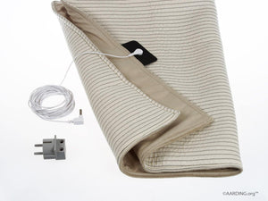 Grounding Plush Pad 50 x 70cm (20" x 28") (incl. cable 5 m and adapter) - Aarding