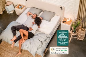 Tuur® Original Matras. Gemaakt uit 100% natuurlatex met 7 ergonomische zones voor optimaal comfort.