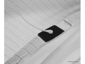 Set 1 Grounding Blanket + 1 Fitted Sheet 1 pers. (incl. cables and adapters) - Aarding