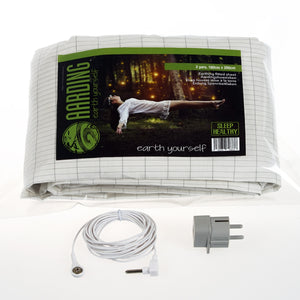 Grounding Fitted Sheet, double, (incl. cable 5m and adapter)