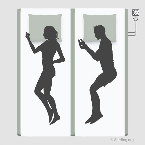 Set 2 vlakke aardingslakens &#39;Half Sheet&#39; - Aarding