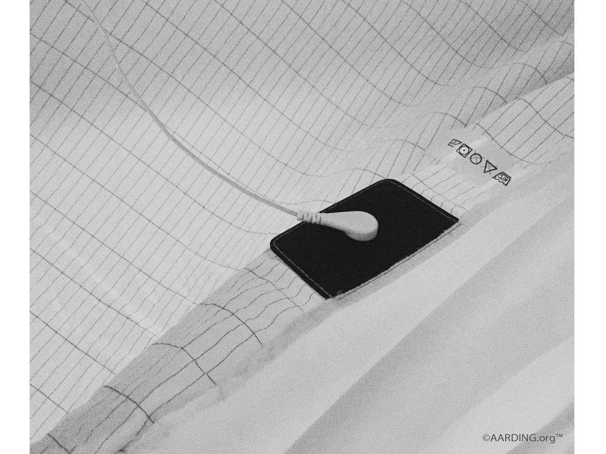 Set 1 Grounding Blanket + 1 Fitted Sheet 1 pers. (incl. cables and adapters) - Aarding