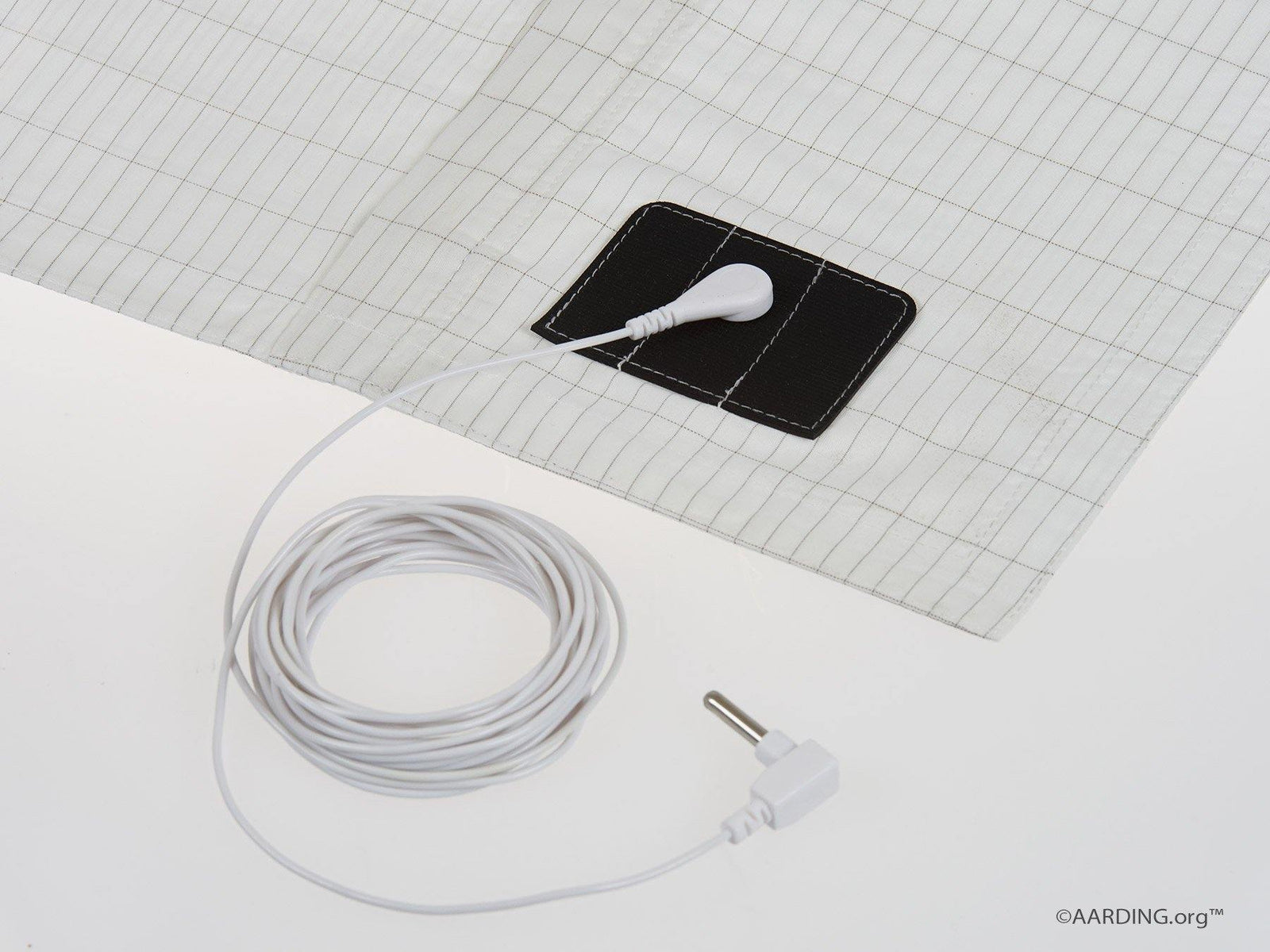 Set 1 Grounding Fitted Sheet 1 pers. + 1 Pillow Case (incl. cables and adapters) - Aarding