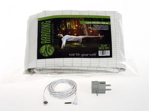 Set 2 Grounding Fitted Sheets 2 pers. (incl. cables and adapters) - Aarding