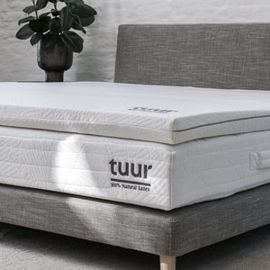 The Tuur® Topper on the Tuur® Spring Mattress. The topper will provide extra sleeping comfort.